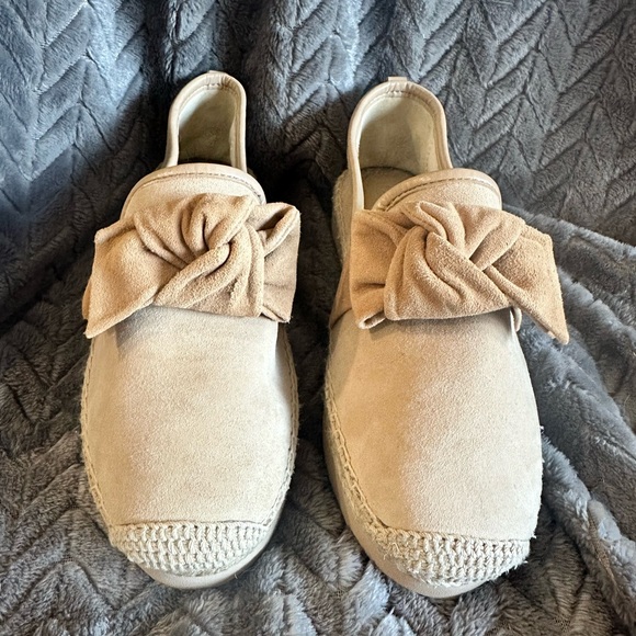 Michael Kors Womens Willa Suede Espadrille Flats - Picture 1 of 10